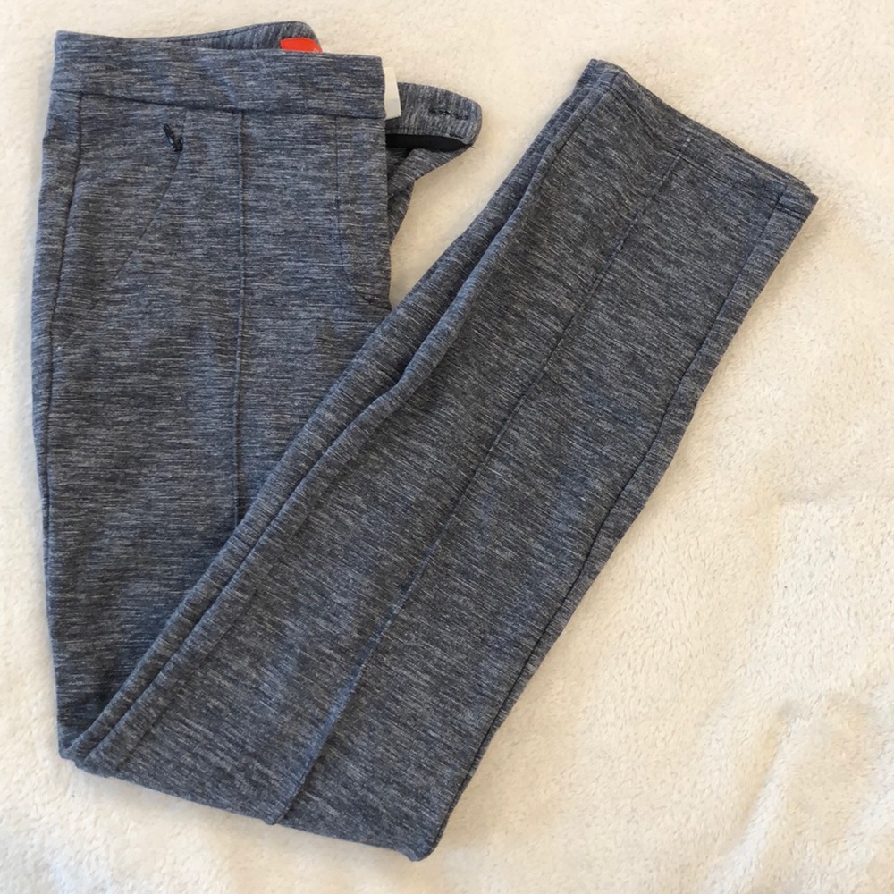 Grey Cartonnier Heathered Ankle Stretch Pants